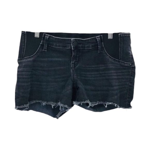 4/$45 | ISABEL MATERNITY |  Black Denim Jean Shorts | 6 MATERNITY - Picture 1 of 5
